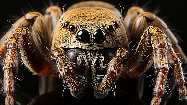 Foto renderizada en 3D de una araña