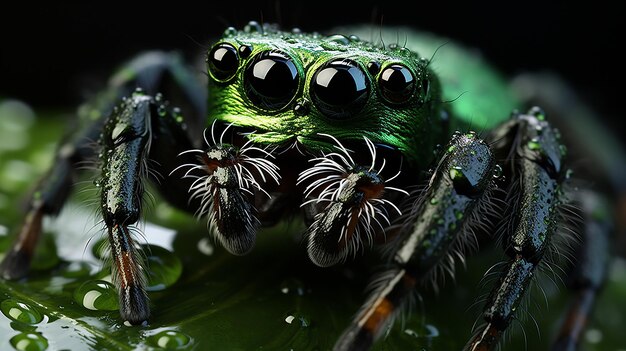 Foto renderizada en 3D del diseño de animales salvajes