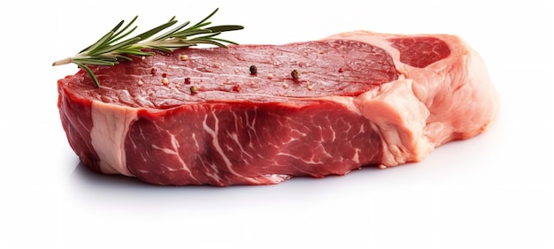 Foto foto rohes steakfleisch isoliert auf weißem hintergrund png