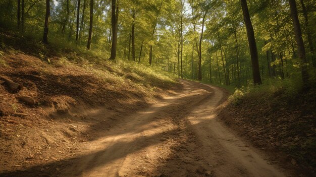 Una foto de las rutas de ciclismo de montaña