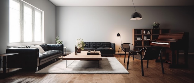 foto de salón minimalista con decoración de muebles
