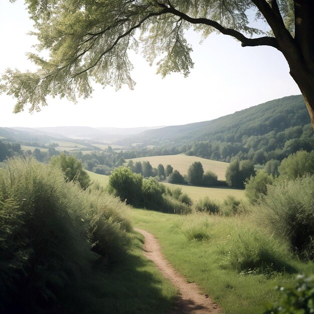 Foto schöne natürliche Aussicht