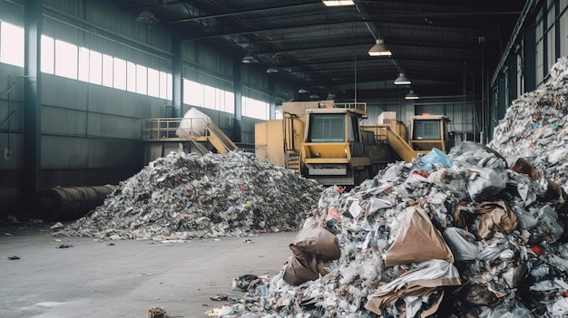 Foto una foto del seguimiento de los residuos industriales