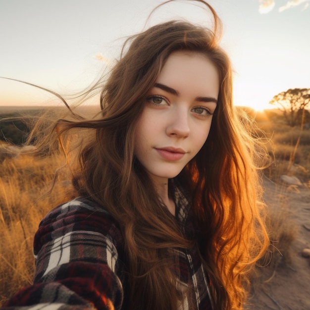 Foto selfie de un australiano de un año