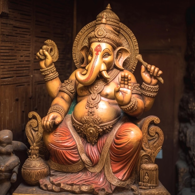 una foto del señor ganesha