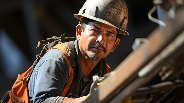 Foto foto de stock de un trabajador de la construcción