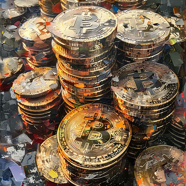 Foto foto de la subasta de caridad de bitcoin con postores que apoyan una causa phil crypto idea poster banner