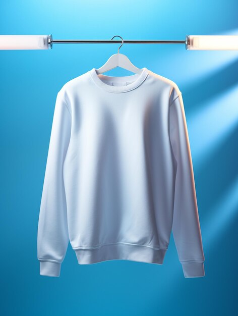 Foto de sudadera en blanco para diseño de maqueta