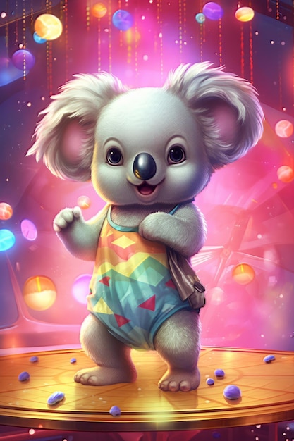 Foto süßes Baby-Koala
