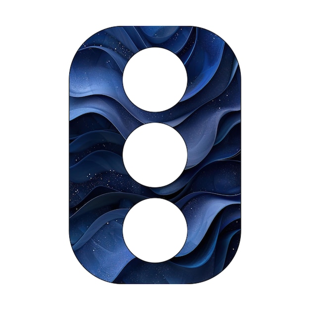 Foto-Symbol Eps Verkehrsleuchter blauer Gradient Hintergrund-Stil-Design