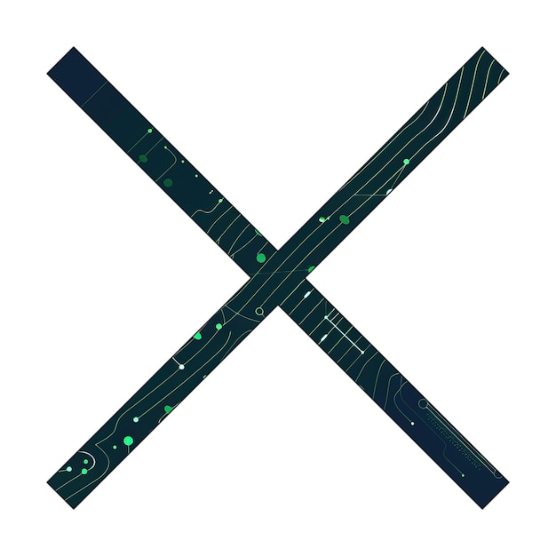 Foto-Symbole Kreuz-Symbol grüne Technologie Textur