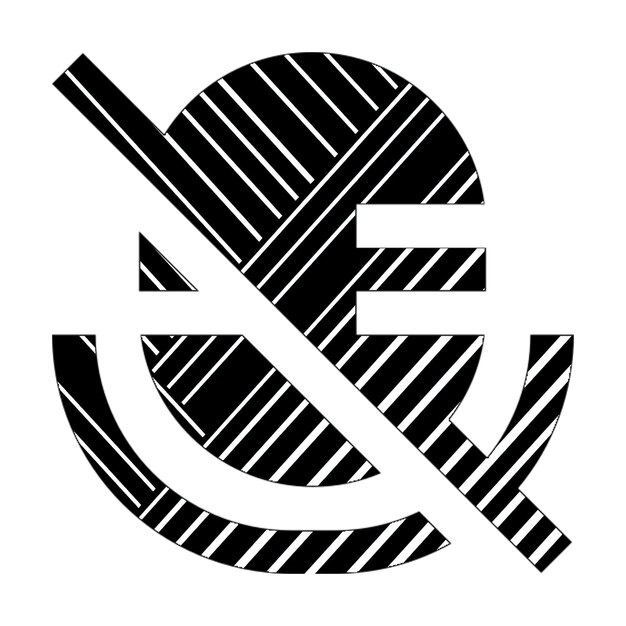 Foto foto-symbole mikrofon schrägstreifen-symbol schwarz-weiße diagonale linien