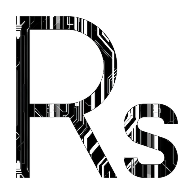 Foto foto-symbole rupee-zeichen-symbol schwarz-weiß-technologie-textur