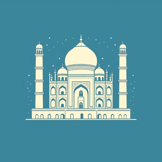 una foto del taj mahal