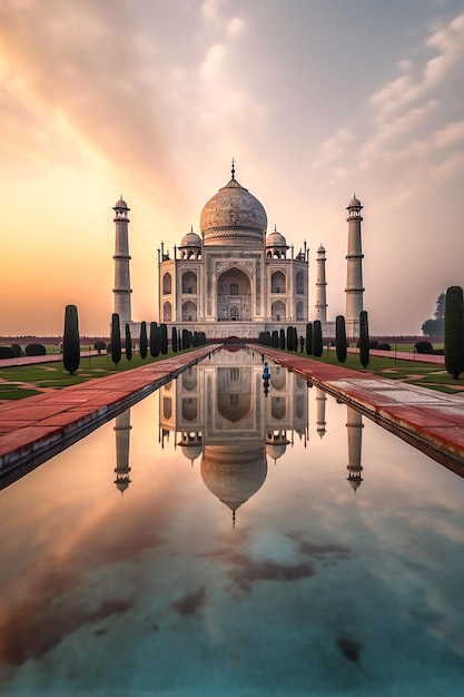 una foto del taj mahal