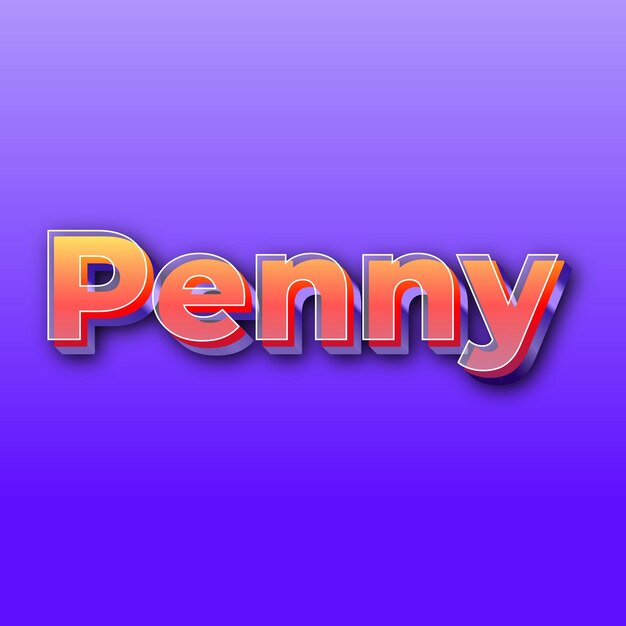 Foto de tarjeta de fondo púrpura degradado JPG con efecto PennyText