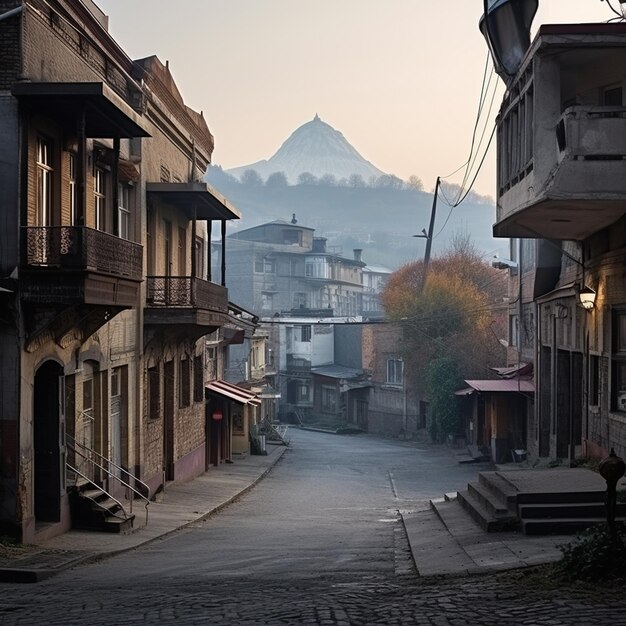 Foto de Tbilisi en el bloqueo