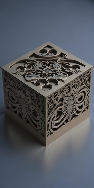 foto testimonial de diseño de caja simple