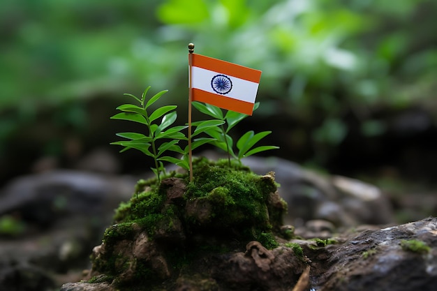 Foto de Tricolor Gardening India Día de la República HD Ph