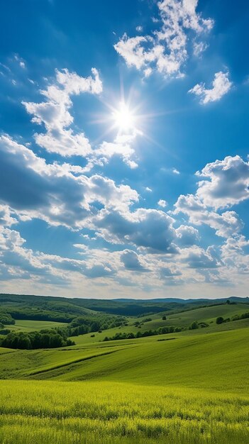 Una foto de verano sereno