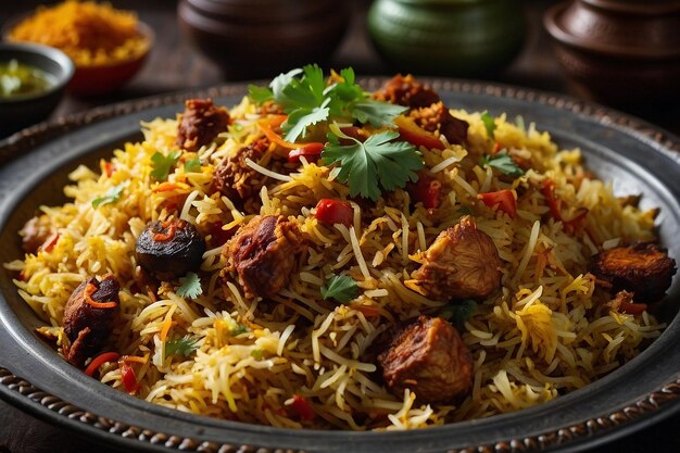 Una foto vibrante de Flavorful Fusion Biriyani Ch