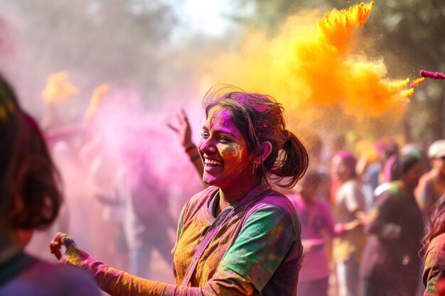 Foto vom Feiertag von Hues Holi