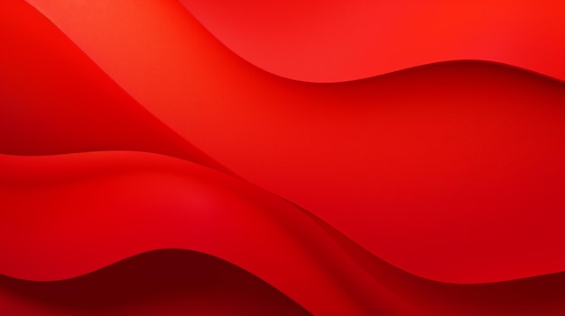 Foto von Corporate-Stil roter Präsentation Hintergrund Roter Wellen-Hintergrund KI generiert