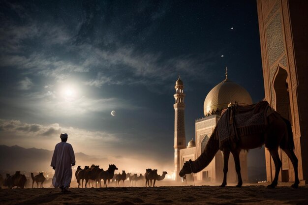 Foto foto von eid al adha mubarak