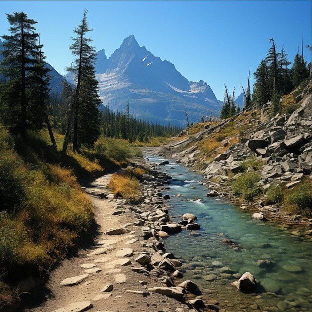 Foto von einer Berglandschaft