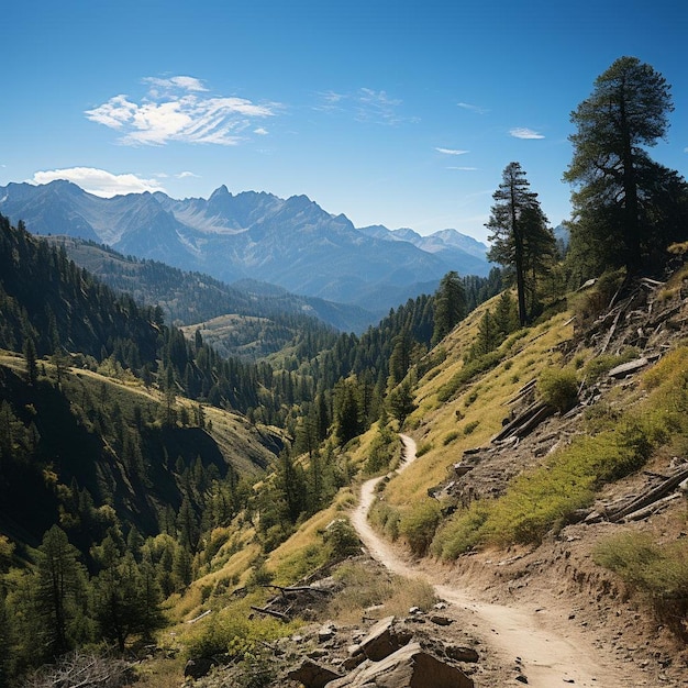 Foto von einer Berglandschaft