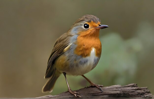 Foto foto von european robin song vögel vogel passerine erithacus rubecula ai erzeugt