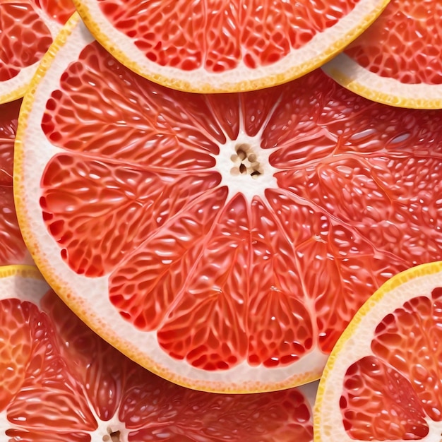 Foto von Grapefruit isoliert auf dem Hintergrund