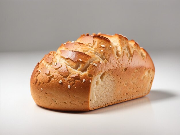 Foto von hausgemachtem flauschigem Milchbrot auf hellem Hintergrund