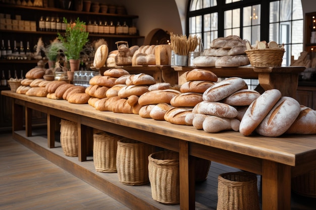 Foto von innen im Brotladen