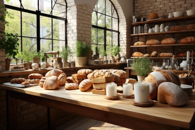 Foto von innen im Brotladen