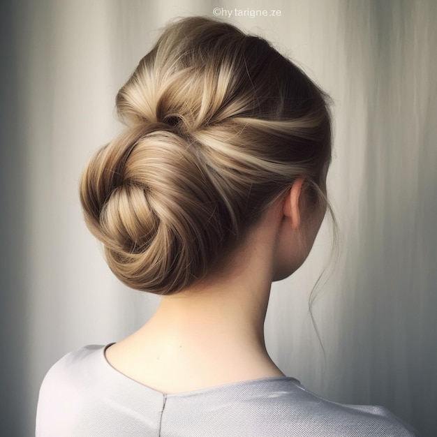 Foto von klassischem Chignon