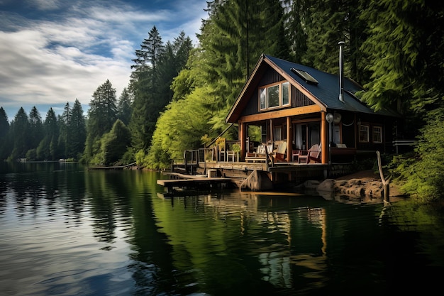 Foto von Lakeside Cabin