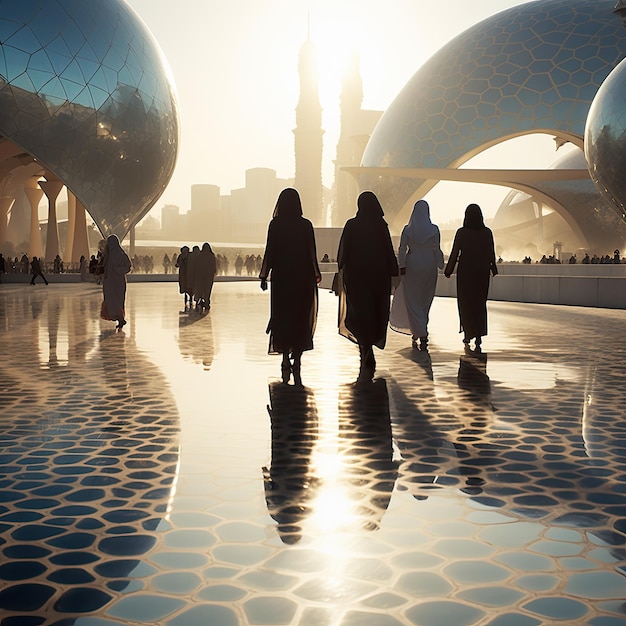 Foto von Menschen in Abu Dhabi