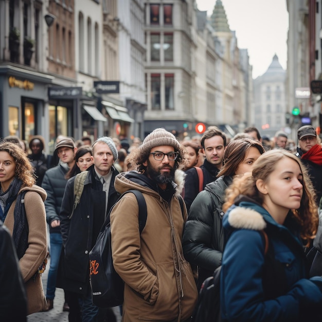 Foto von Menschen in Brüssel