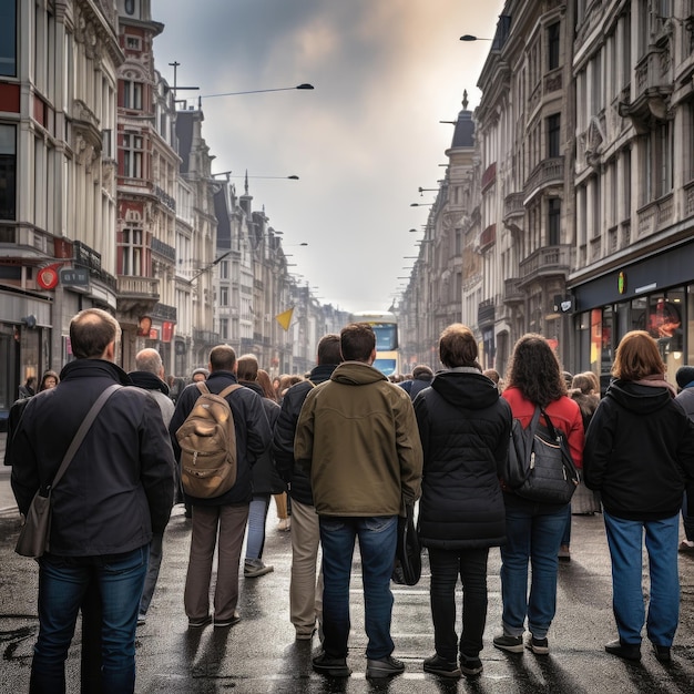 Foto von Menschen in Brüssel