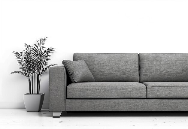 Foto von moderner Luxus-Ästhetik Sofa-Möbel-Design