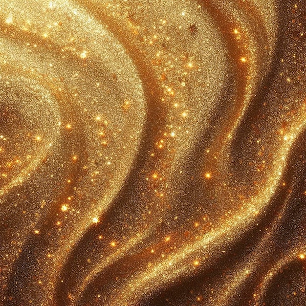 Foto von oben golden glitter Hintergrund