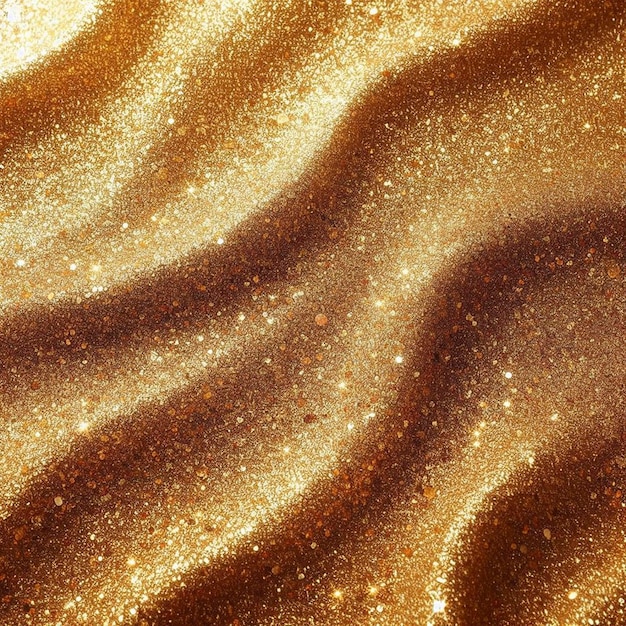 Foto von oben golden glitter Hintergrund