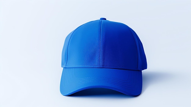 Foto von Royal Blue Dad Cap auf weißem Hintergrund