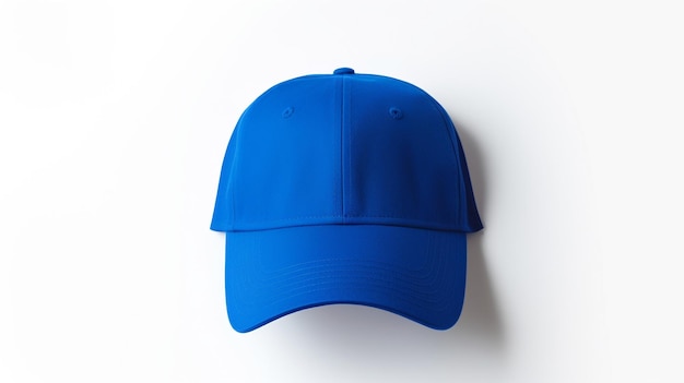 Foto von Royal Blue Dad Cap auf weißem Hintergrund