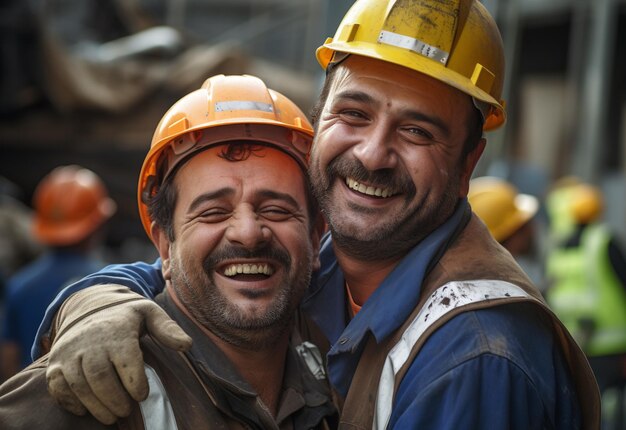 Foto foto von smiling construction teamarbeit und gebäude architektenteam