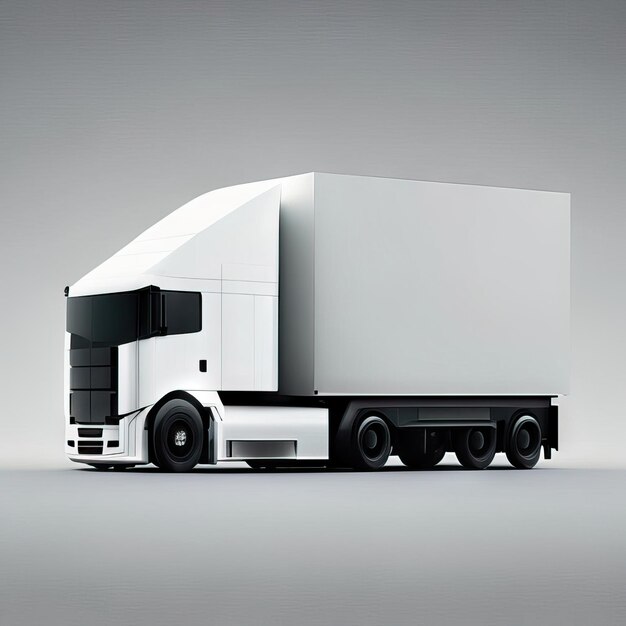 Foto foto von truck minimalist illustratio