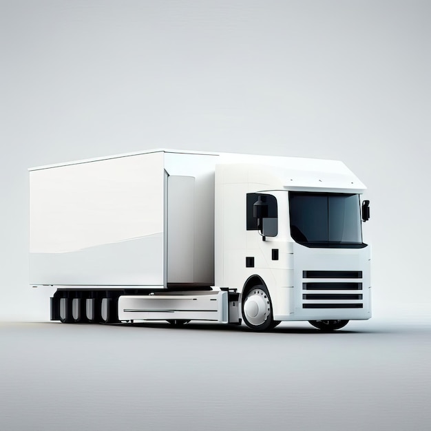 Foto foto von truck minimalist illustratio