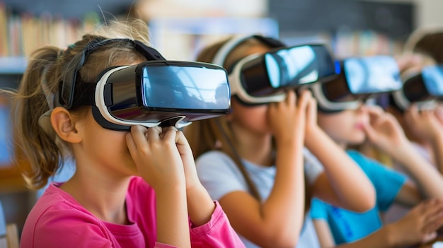 Foto foto von virtual reality in der modernen bildung ein gamechanger