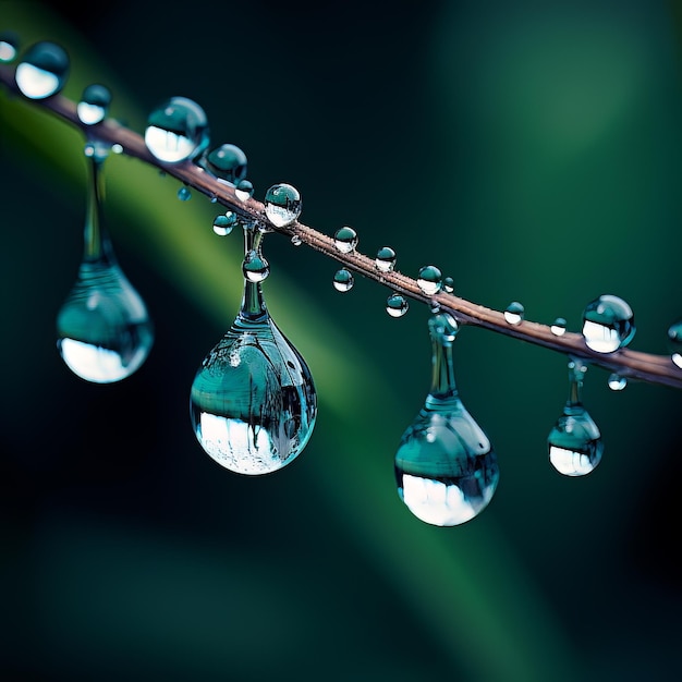 Foto von Wassertropfen